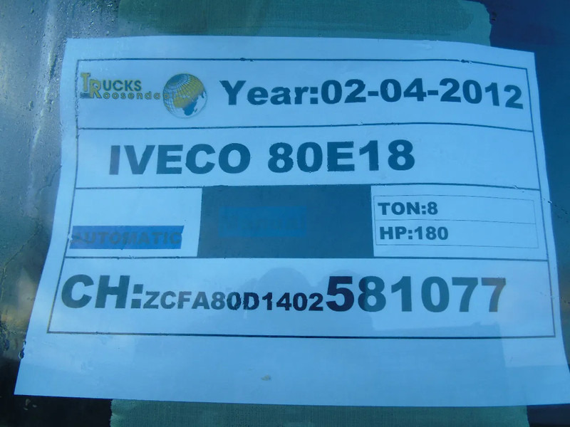 Iveco Eurocargo 80E18 + 3 SEATS - Camión caja cerrada: foto 4 Iveco Eurocargo 80E18 + 3 SEATS - Camión caja cerrada: foto 4