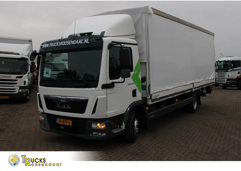 MAN TGL 8.220 + EURO 6 + LIFT - Camión caja cerrada: foto 1 MAN TGL 8.220 + EURO 6 + LIFT - Camión caja cerrada: foto 1