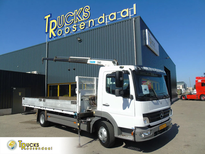 Mercedes-Benz Atego 816 + 4ton crane + NICE TRUCK - Camión caja abierta, Camión grúa: foto 1 Mercedes-Benz Atego 816 + 4ton crane + NICE TRUCK - Camión caja abierta, Camión grúa: foto 1