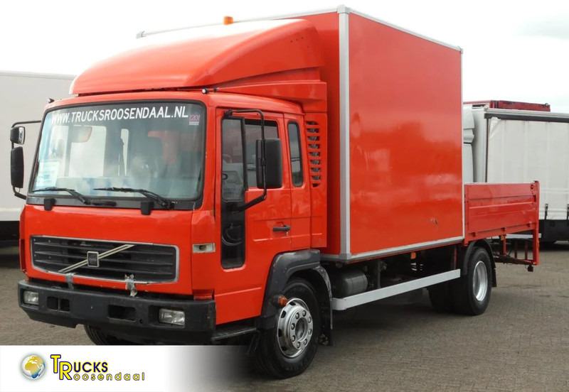 Volvo FL 220 + Manual + HMF 150 crane - Camión caja abierta: foto 1 Volvo FL 220 + Manual + HMF 150 crane - Camión caja abierta: foto 1