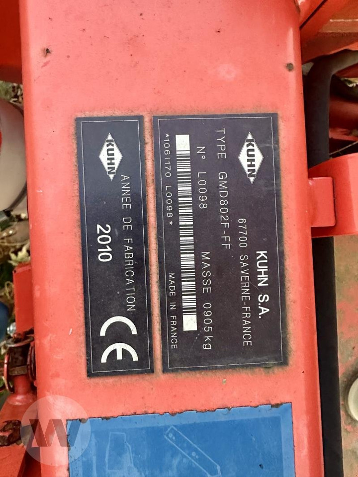 Kuhn GMD 802 F - Segadora: foto 5 Kuhn GMD 802 F - Segadora: foto 5