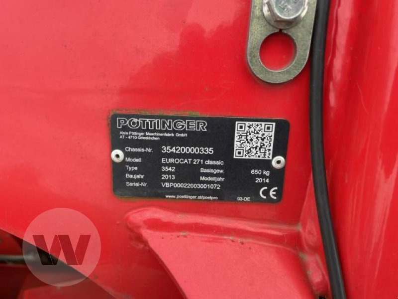 Pöttinger Eurocat 271 Classic - Segadora: foto 5 Pöttinger Eurocat 271 Classic - Segadora: foto 5