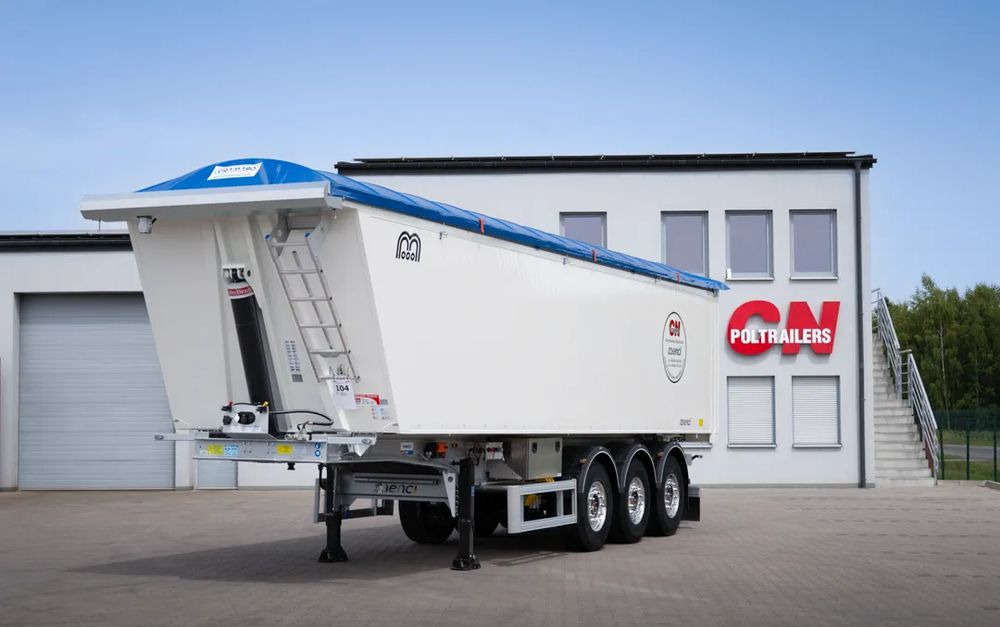 Menci Wywrotka aluminiowa 52 m3 // dach elektryczny CRAMARO // Waga 6140 kg // Alufelgi - Semirremolque volquete: foto 1 Menci Wywrotka aluminiowa 52 m3 // dach elektryczny CRAMARO // Waga 6140 kg // Alufelgi - Semirremolque volquete: foto 1