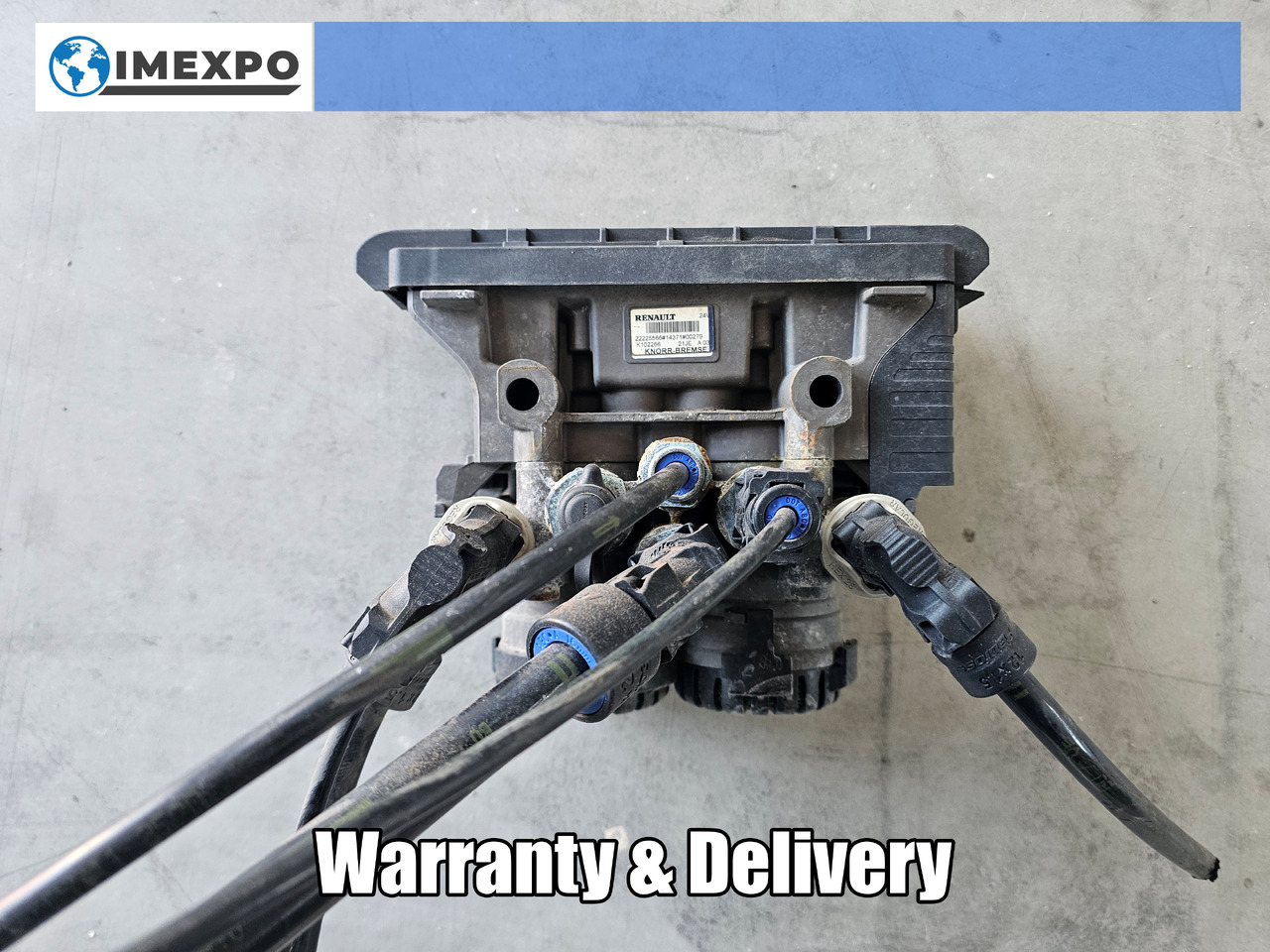 RENAULT RANGE T / REAR EBS VALVE / K102266 22225566 - Válvula de freno: foto 1 RENAULT RANGE T / REAR EBS VALVE / K102266 22225566 - Válvula de freno: foto 1