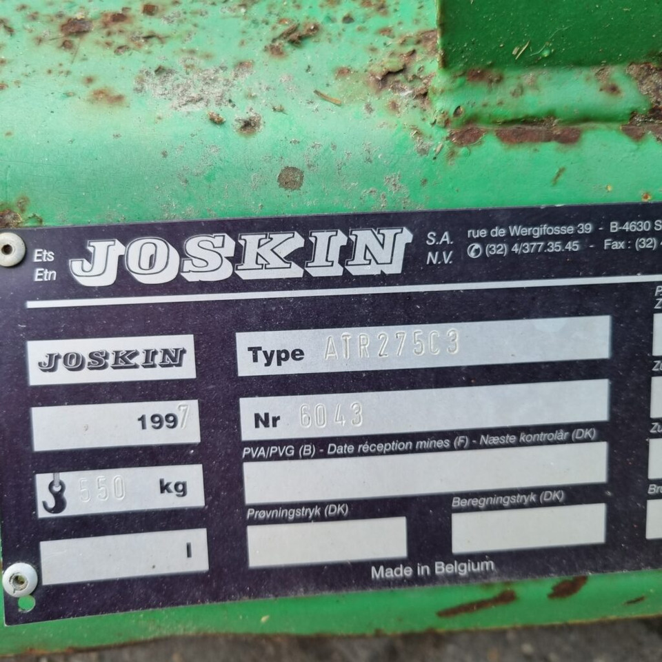 JOSKIN ATR275C3 mower - Segadora: foto 4 JOSKIN ATR275C3 mower - Segadora: foto 4