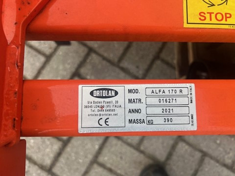 ORTOLAN ALFA 170 harrow (12333) - Equipo para trabajo del suelo: foto 2 ORTOLAN ALFA 170 harrow (12333) - Equipo para trabajo del suelo: foto 2