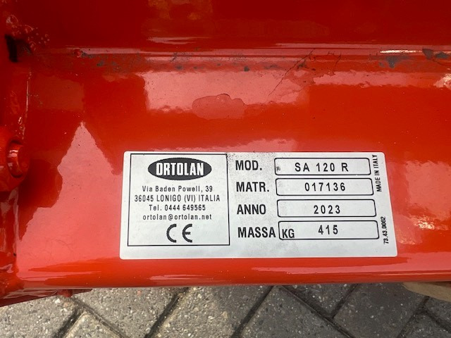 ORTOLAN SA 120 overtop miller - Equipo para trabajo del suelo: foto 2 ORTOLAN SA 120 overtop miller - Equipo para trabajo del suelo: foto 2