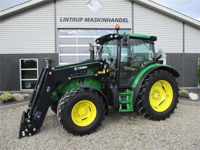 John Deere 6125R AutoPower med frontlæsser - Tractor: foto 1 John Deere 6125R AutoPower med frontlæsser - Tractor: foto 1