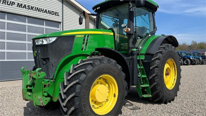 John Deere 7280R Næsten nye dæk, Autopower og frontlift samt - Tractor: foto 1 John Deere 7280R Næsten nye dæk, Autopower og frontlift samt - Tractor: foto 1