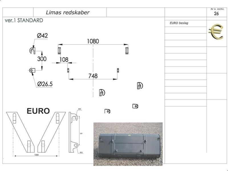 Limas Balletang med EURO - Cazo para Maquinaria de construcción: foto 2 Limas Balletang med EURO - Cazo para Maquinaria de construcción: foto 2