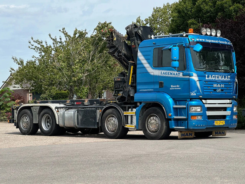 MAN TGA 35.440 8x2 HIAB 37TM!!RADIO REMOTE/CONTAINER SYSTEM! - Camión con equipo de cable, Camión grúa: foto 4 MAN TGA 35.440 8x2 HIAB 37TM!!RADIO REMOTE/CONTAINER SYSTEM! - Camión con equipo de cable, Camión grúa: foto 4