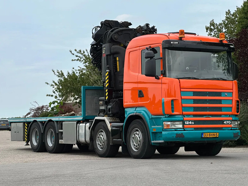 Scania R124-470 8X4!! HIAB70TM/FLY-JIB!!WINCH/LIER!!TOP!! - Camión grúa: foto 2 Scania R124-470 8X4!! HIAB70TM/FLY-JIB!!WINCH/LIER!!TOP!! - Camión grúa: foto 2