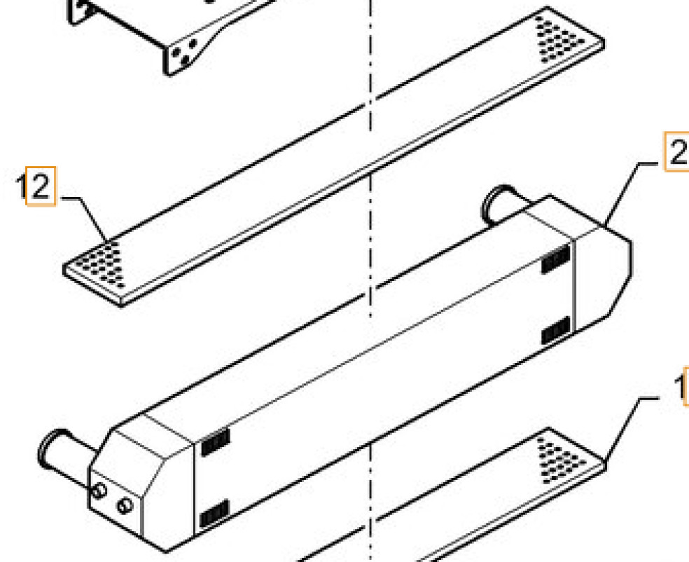 Case 11LQ-35052 - 11LQ35052 - Intercooler para Maquinaria de construcción: foto 1 Case 11LQ-35052 - 11LQ35052 - Intercooler para Maquinaria de construcción: foto 1
