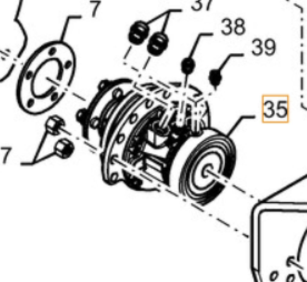 Case 47419139 - Motor hidráulico para Maquinaria agrícola: foto 1 Case 47419139 - Motor hidráulico para Maquinaria agrícola: foto 1
