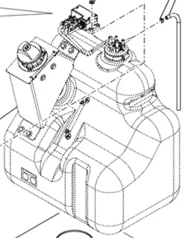 Case KNH14033 - Depósito de combustible para Maquinaria de construcción: foto 1 Case KNH14033 - Depósito de combustible para Maquinaria de construcción: foto 1
