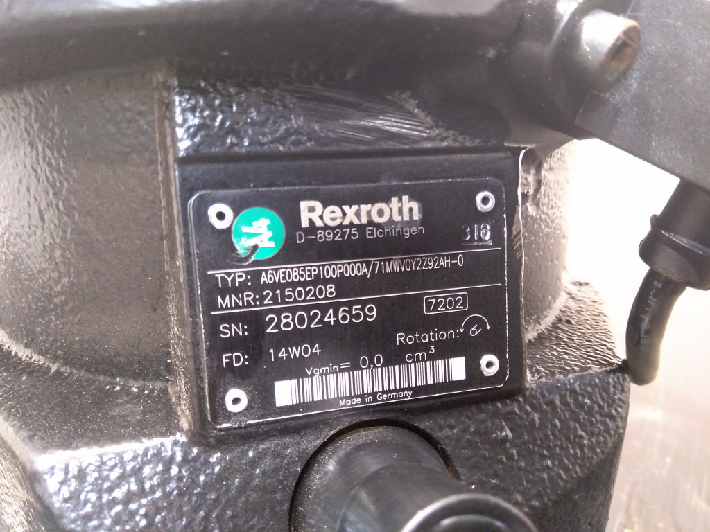Rexroth A6VE085EP100P00A/71MWV0Y2Z92AH-0 - - Motor hidráulico para Maquinaria de construcción: foto 2 Rexroth A6VE085EP100P00A/71MWV0Y2Z92AH-0 - - Motor hidráulico para Maquinaria de construcción: foto 2