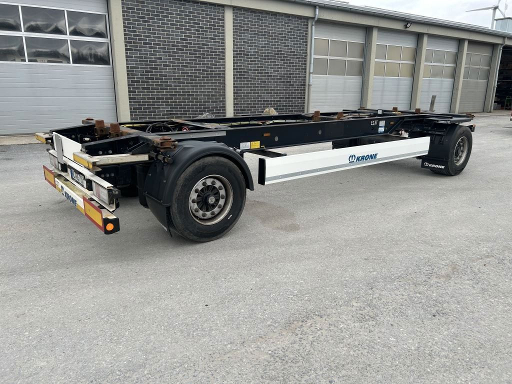 Krone 2 Achswechselfahrgestell, Typ: MAXI AZW 18 eL3B7 - Remolque portacontenedore/ Intercambiable: foto 1 Krone 2 Achswechselfahrgestell, Typ: MAXI AZW 18 eL3B7 - Remolque portacontenedore/ Intercambiable: foto 1