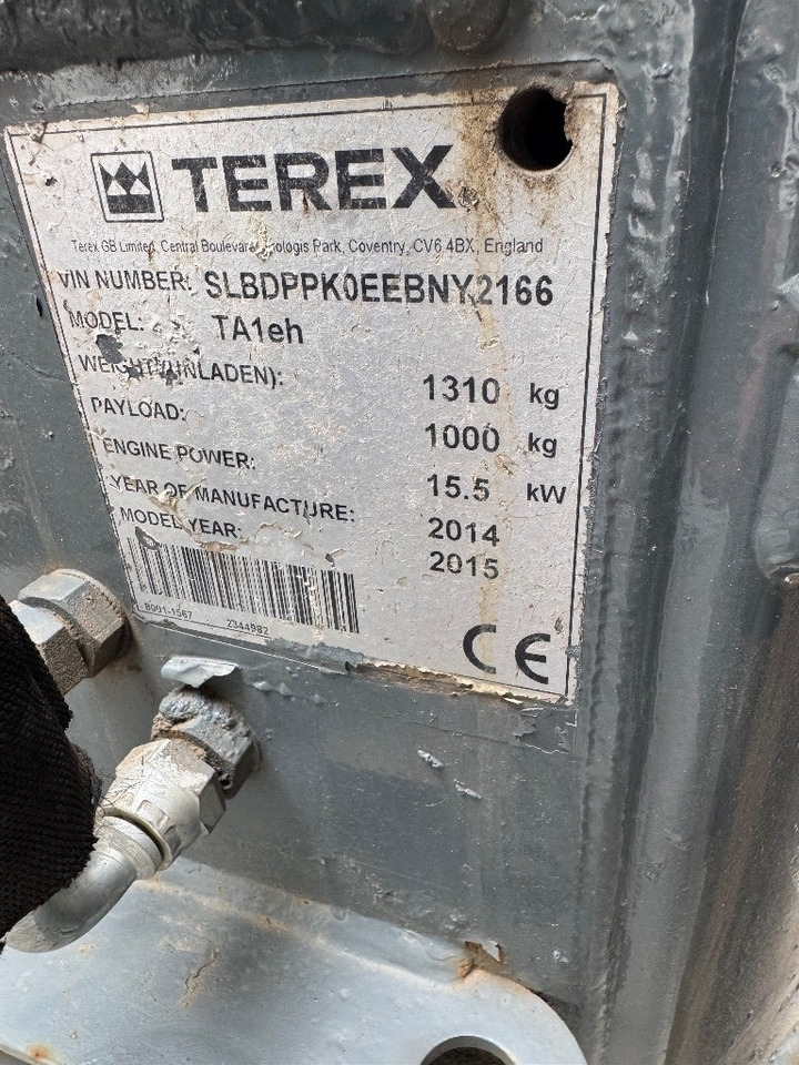 Terex TA 1 EH - Minidumper: foto 5 Terex TA 1 EH - Minidumper: foto 5