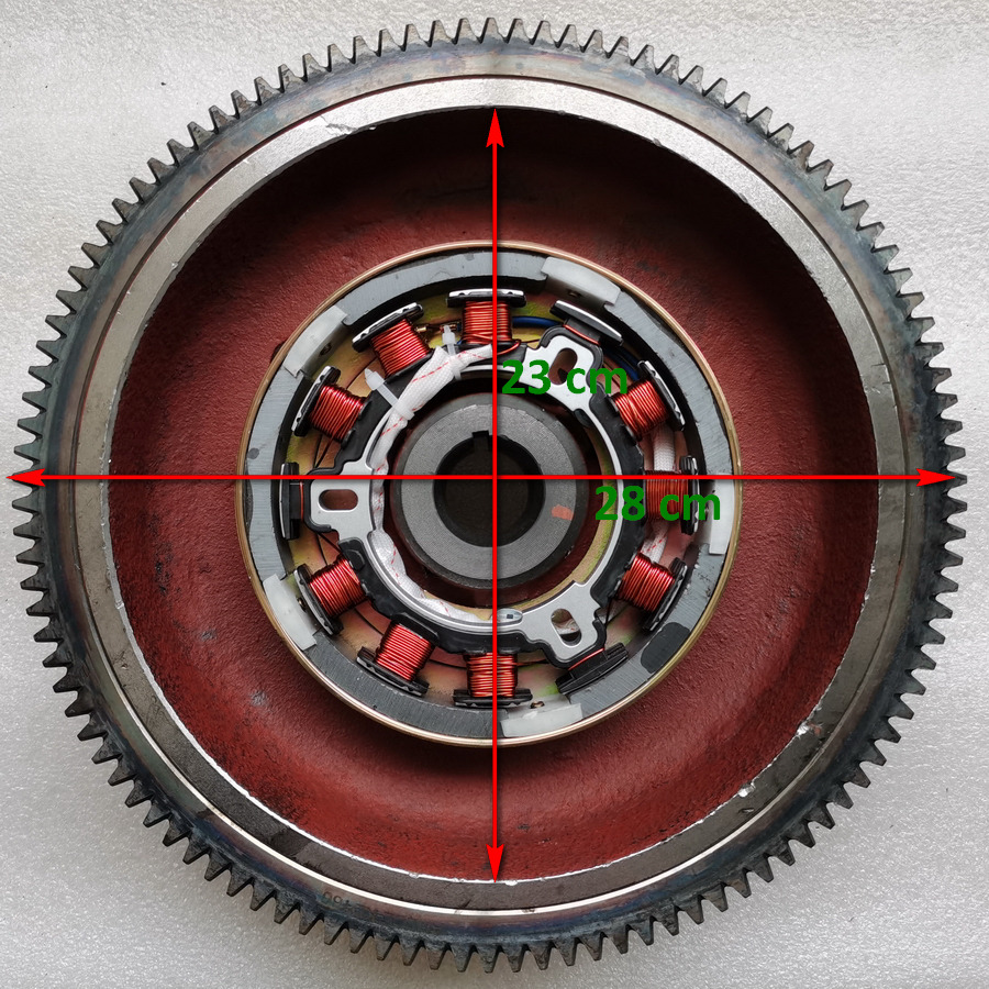 KOOP Genuine Electric Start Flywheel with Gear Ring - Volante de inercia para Cargadora de ruedas: foto 2 KOOP Genuine Electric Start Flywheel with Gear Ring - Volante de inercia para Cargadora de ruedas: foto 2