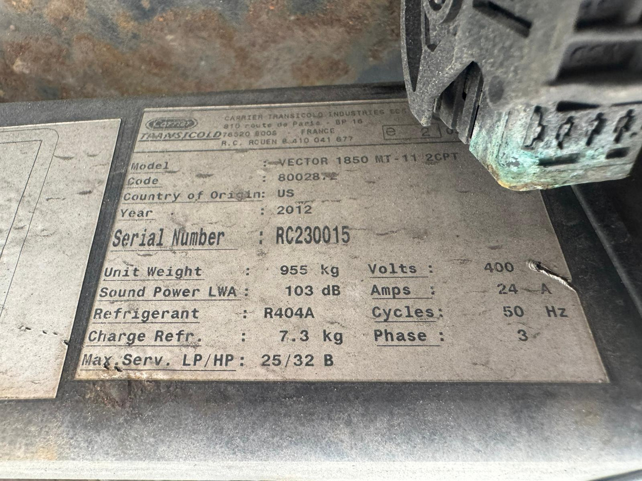 Gray and Adams 2012 Vector 1850 MT – 4832 - Semirremolque frigorífico: foto 5 Gray and Adams 2012 Vector 1850 MT – 4832 - Semirremolque frigorífico: foto 5