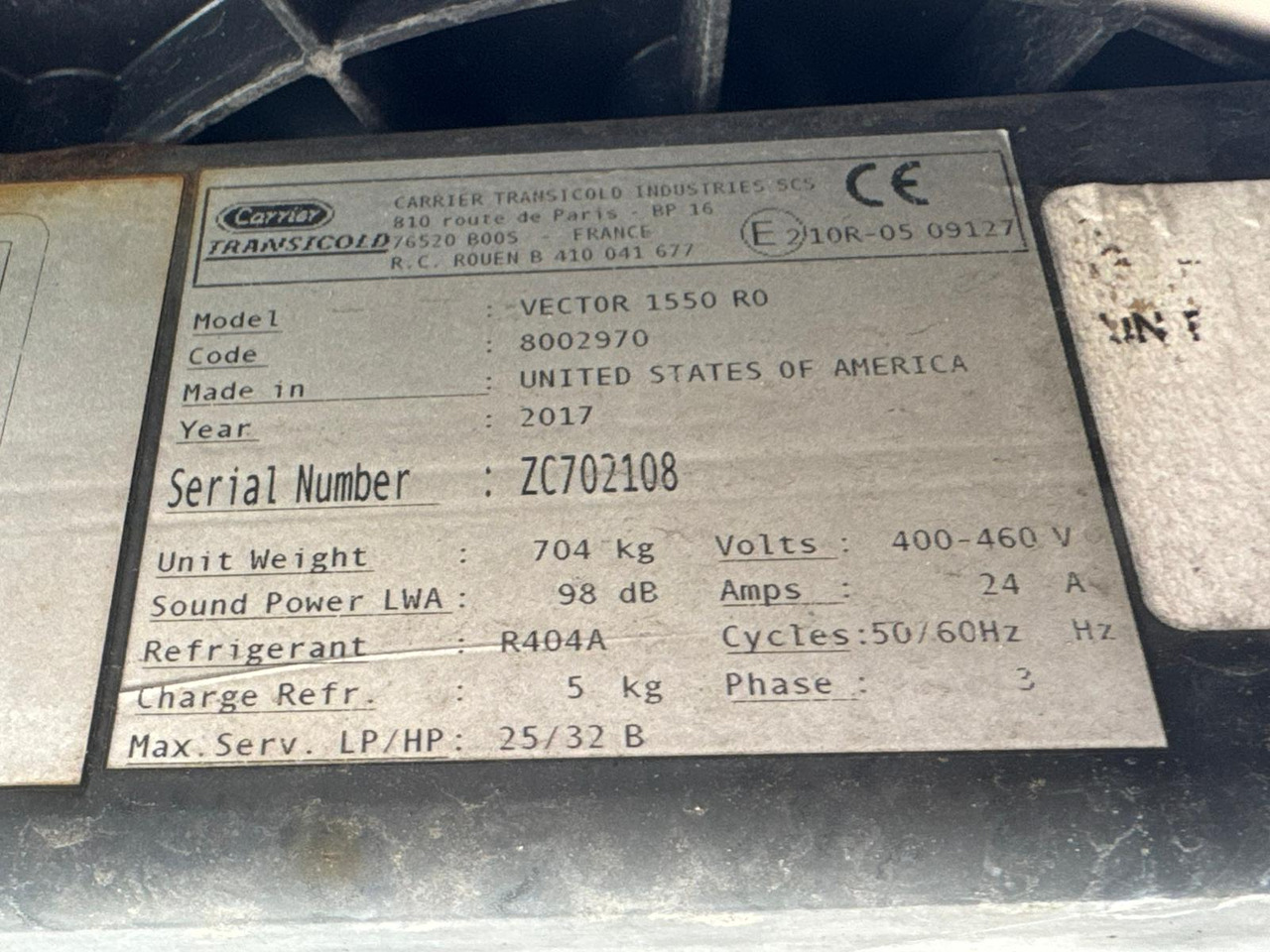 Semirremolque frigorífico Gray and Adams 2017 Vector 1550 – 201784: foto 22 Semirremolque frigorífico Gray and Adams 2017 Vector 1550 – 201784: foto 22