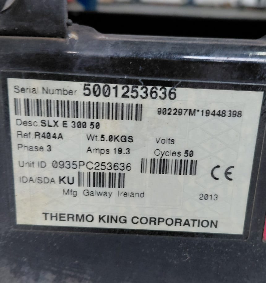 Thermo King SLX300 S/N : 5001253636 - Refrigerador: foto 2 Thermo King SLX300 S/N : 5001253636 - Refrigerador: foto 2
