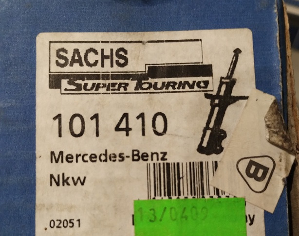AMORTYZATOR TYLNI 101410 SACHS 0053262000 MERCEDES MK NG SK 1729 1748 1838 1844 2038 - Amortiguadores: foto 2 AMORTYZATOR TYLNI 101410 SACHS 0053262000 MERCEDES MK NG SK 1729 1748 1838 1844 2038 - Amortiguadores: foto 2