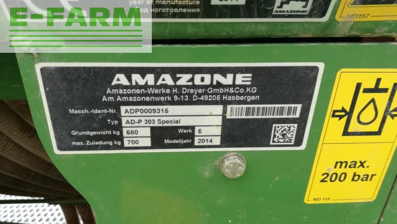 Combinado de siembra Amazone ad-p 303: foto 7