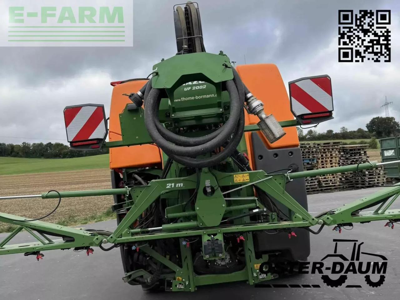 Amazone uf 2002 & ft 1001 - Pulverizador arrastrado: foto 5 Amazone uf 2002 & ft 1001 - Pulverizador arrastrado: foto 5