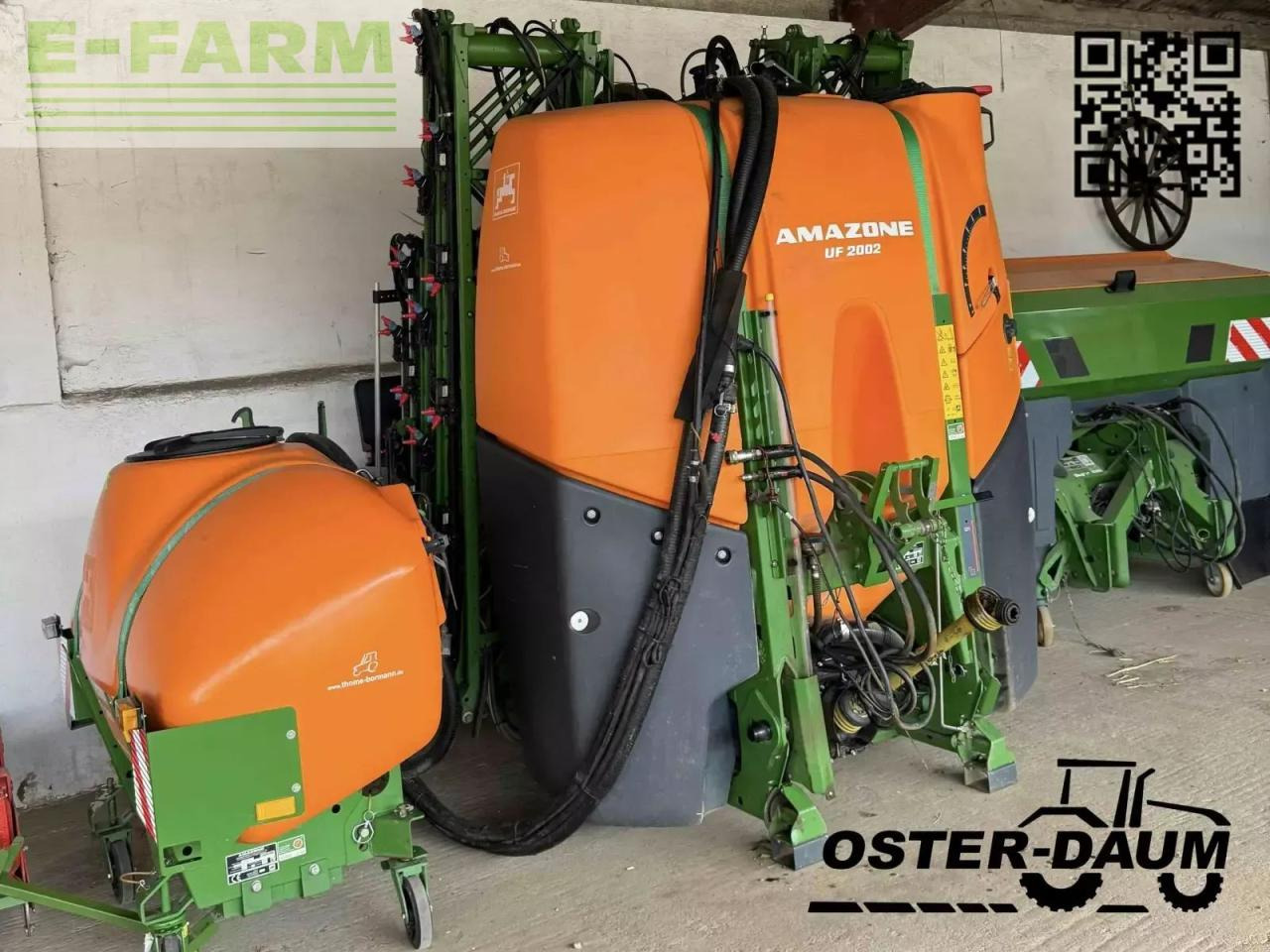 Amazone uf 2002 & ft 1001 - Pulverizador arrastrado: foto 1 Amazone uf 2002 & ft 1001 - Pulverizador arrastrado: foto 1