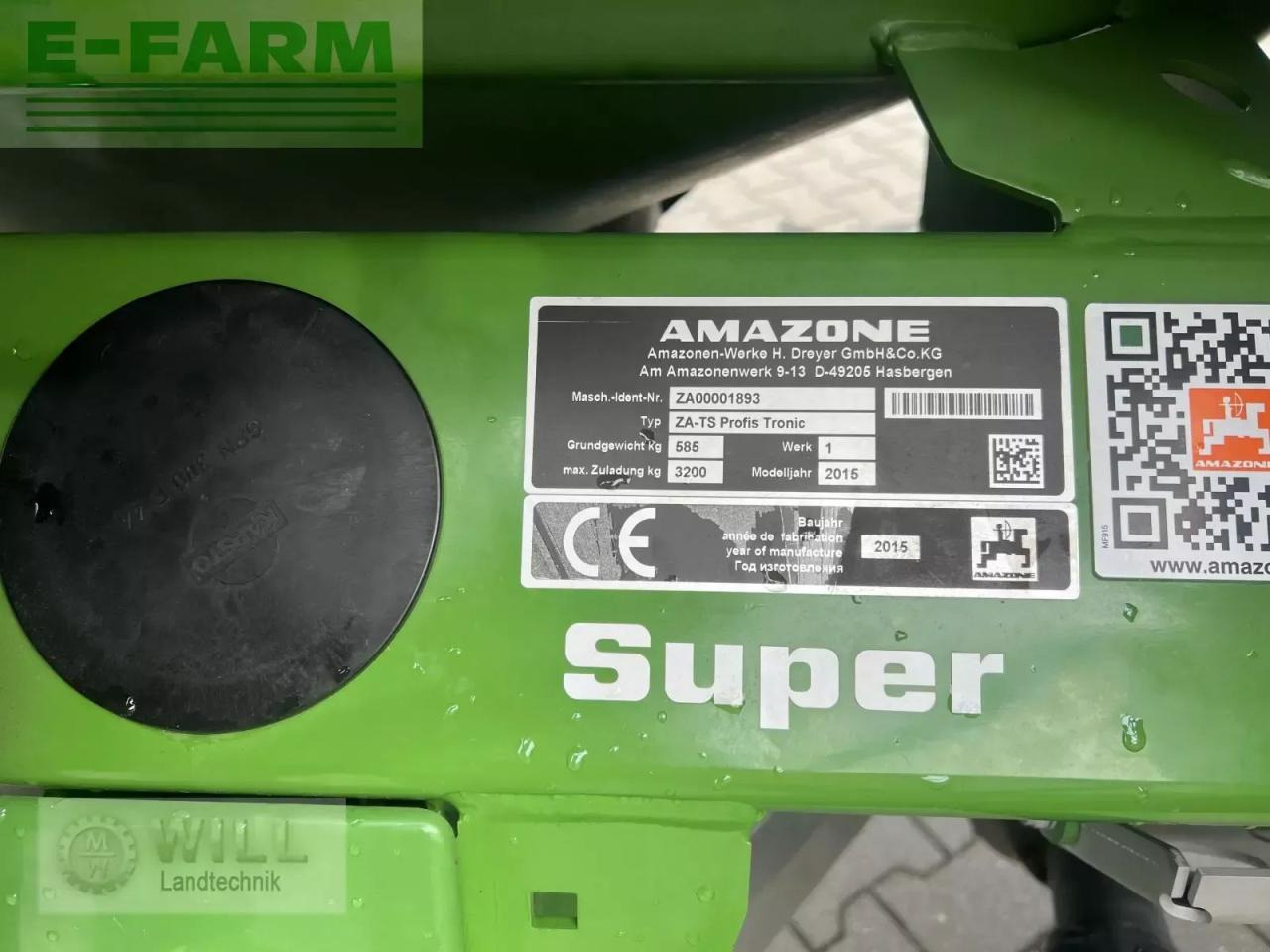 Amazone za-ts 2600 - Esparcidor de fertilizantes: foto 5 Amazone za-ts 2600 - Esparcidor de fertilizantes: foto 5