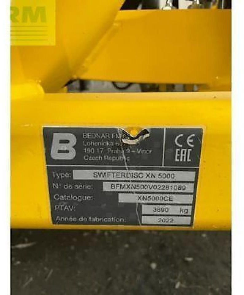 Bednar swifter xn5000 - Cultivador: foto 3 Bednar swifter xn5000 - Cultivador: foto 3