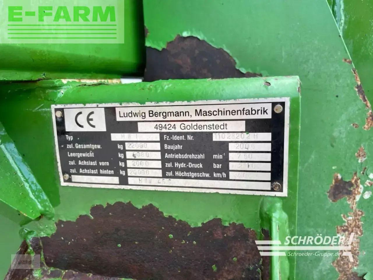 Remolque volquete agrícola Bergmann htw 45 s: foto 25 Remolque volquete agrícola Bergmann htw 45 s: foto 25