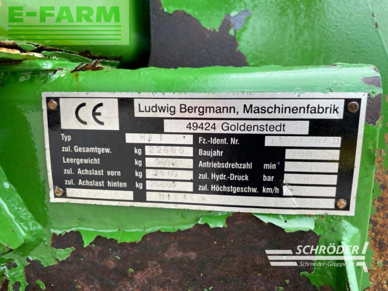 Remolque volquete agrícola Bergmann htw 45 s: foto 22 Remolque volquete agrícola Bergmann htw 45 s: foto 22