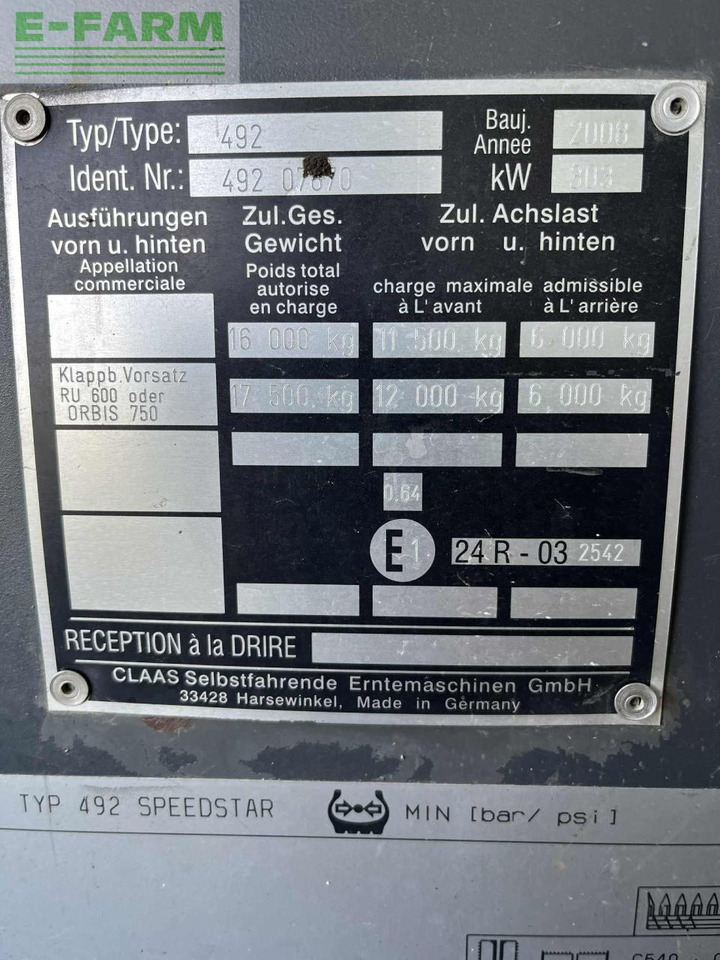 CLAAS Jaguar 850 Speedstar - Cosechadora de forraje: foto 5 CLAAS Jaguar 850 Speedstar - Cosechadora de forraje: foto 5