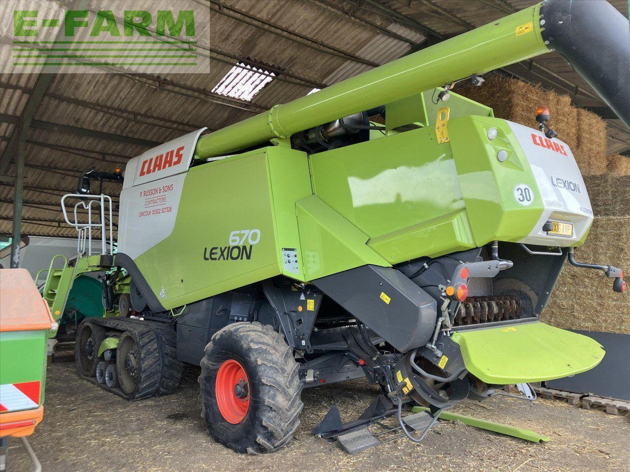 CLAAS LEXION 670 TT - Cosechadora de granos: foto 3 CLAAS LEXION 670 TT - Cosechadora de granos: foto 3