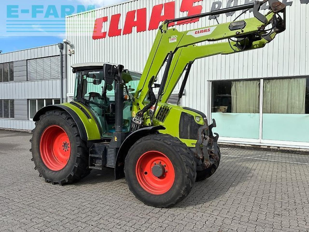 CLAAS arion 450 cis panoramic mit fl 120 c und fkh CIS - Tractor: foto 2 CLAAS arion 450 cis panoramic mit fl 120 c und fkh CIS - Tractor: foto 2