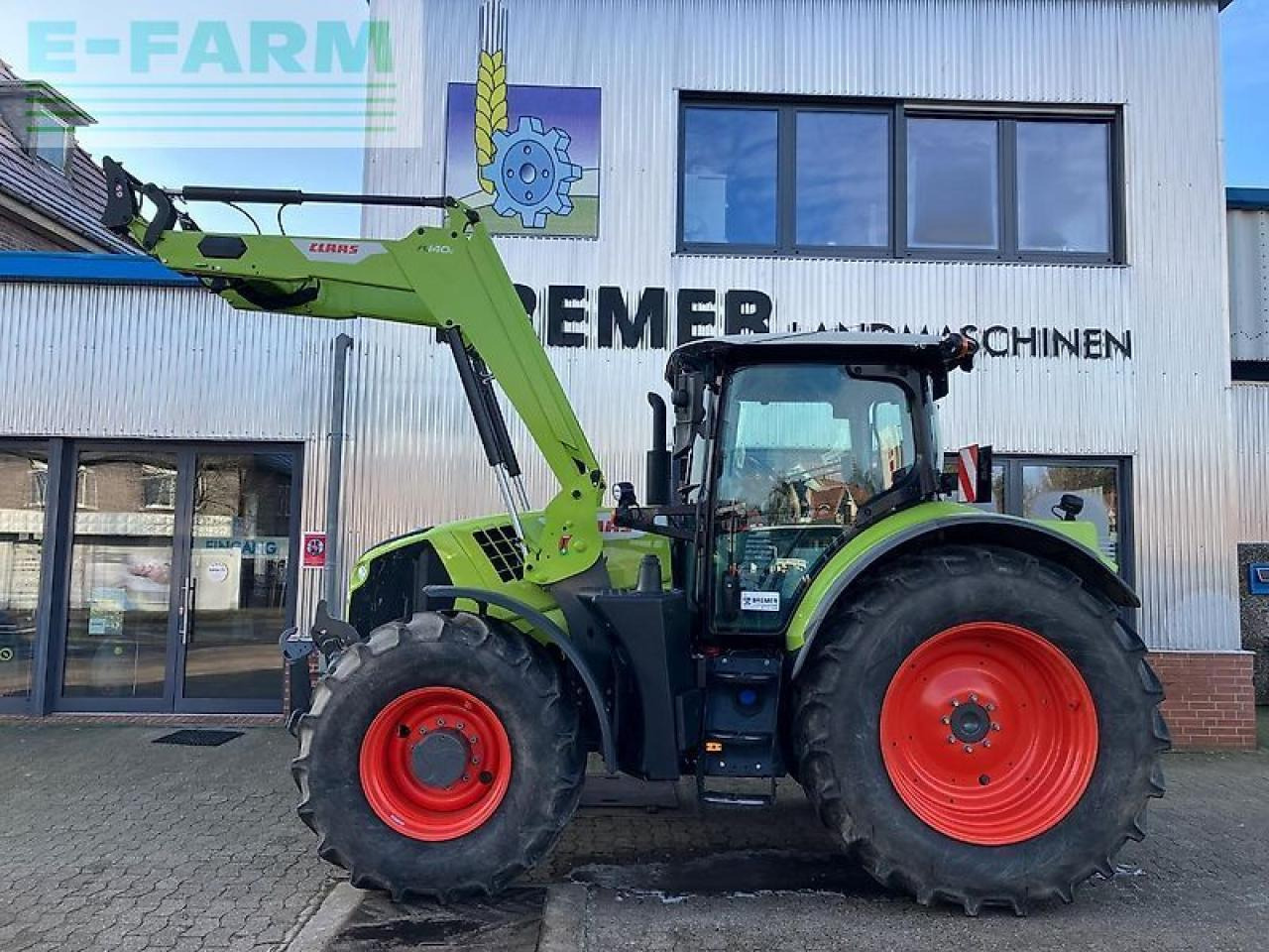 CLAAS arion 650 cis + fl140 + maxi-care - Tractor: foto 1 CLAAS arion 650 cis + fl140 + maxi-care - Tractor: foto 1