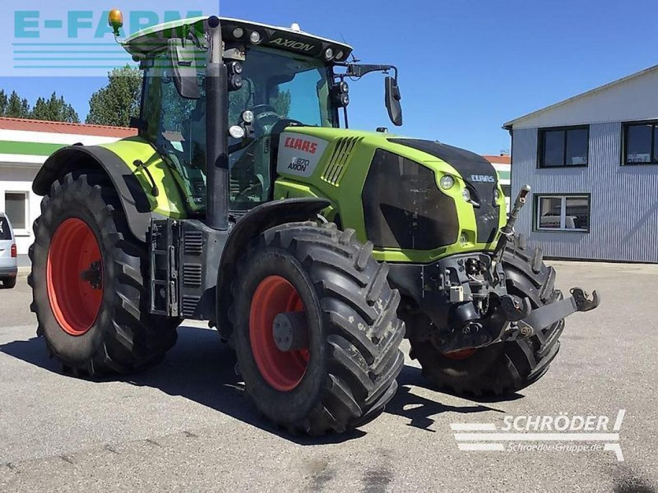 CLAAS axion 870 cmatic rtk CMATIC - Tractor: foto 1 CLAAS axion 870 cmatic rtk CMATIC - Tractor: foto 1