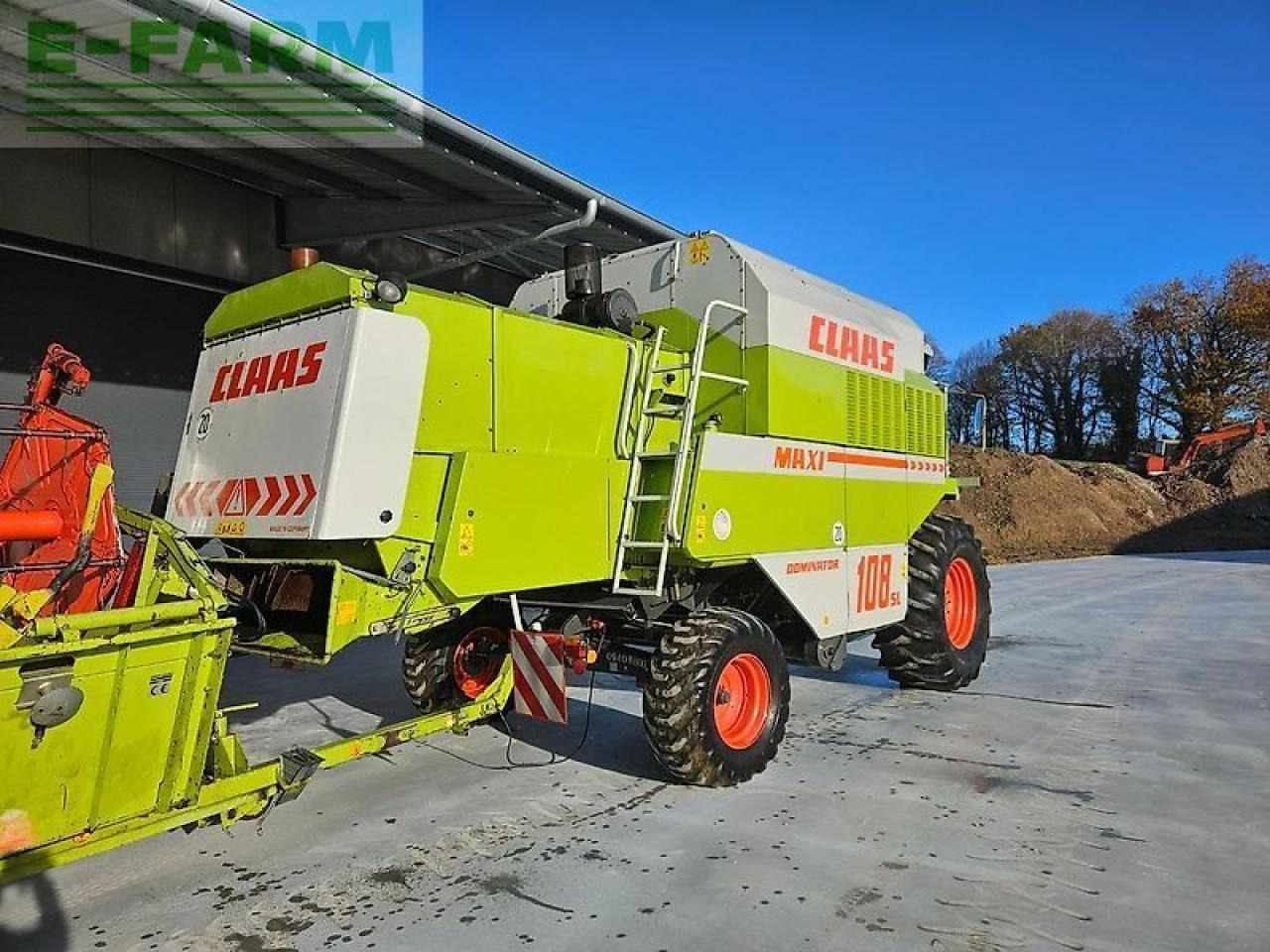 Cosechadora de granos CLAAS dominator 108 sl maxi "gepflegte maschine": foto 8