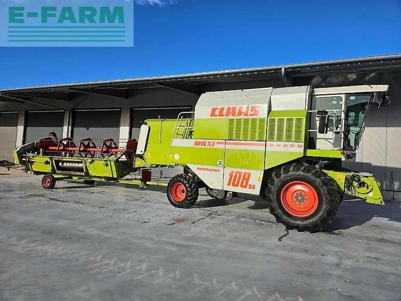 Cosechadora de granos CLAAS dominator 108 sl maxi "gepflegte maschine": foto 6