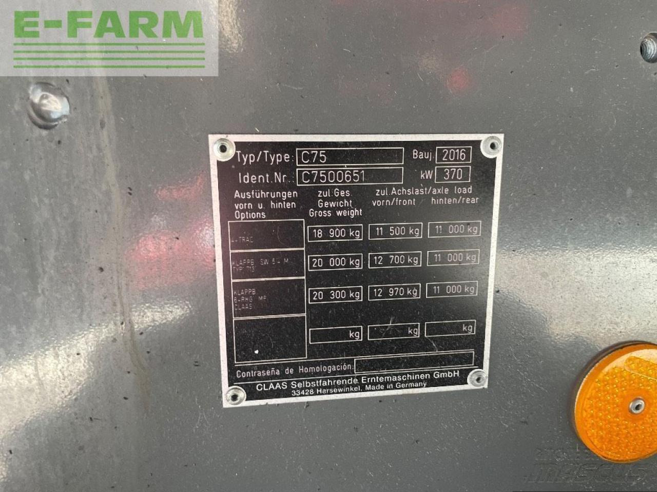 Cosechadora de granos CLAAS lexion 760: foto 8