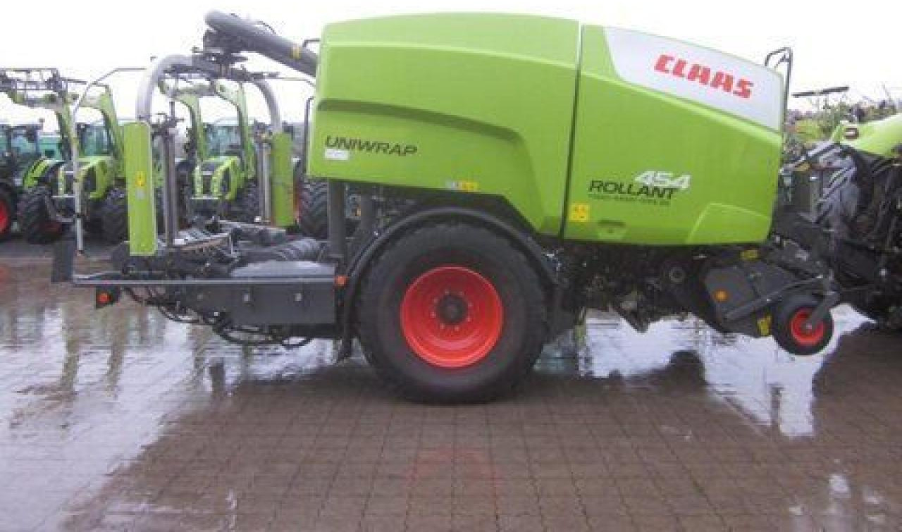 Empacadora de pacas cuadradas CLAAS rollant 454 rc pro uniwrap, pressen-wickler-komb: foto 7