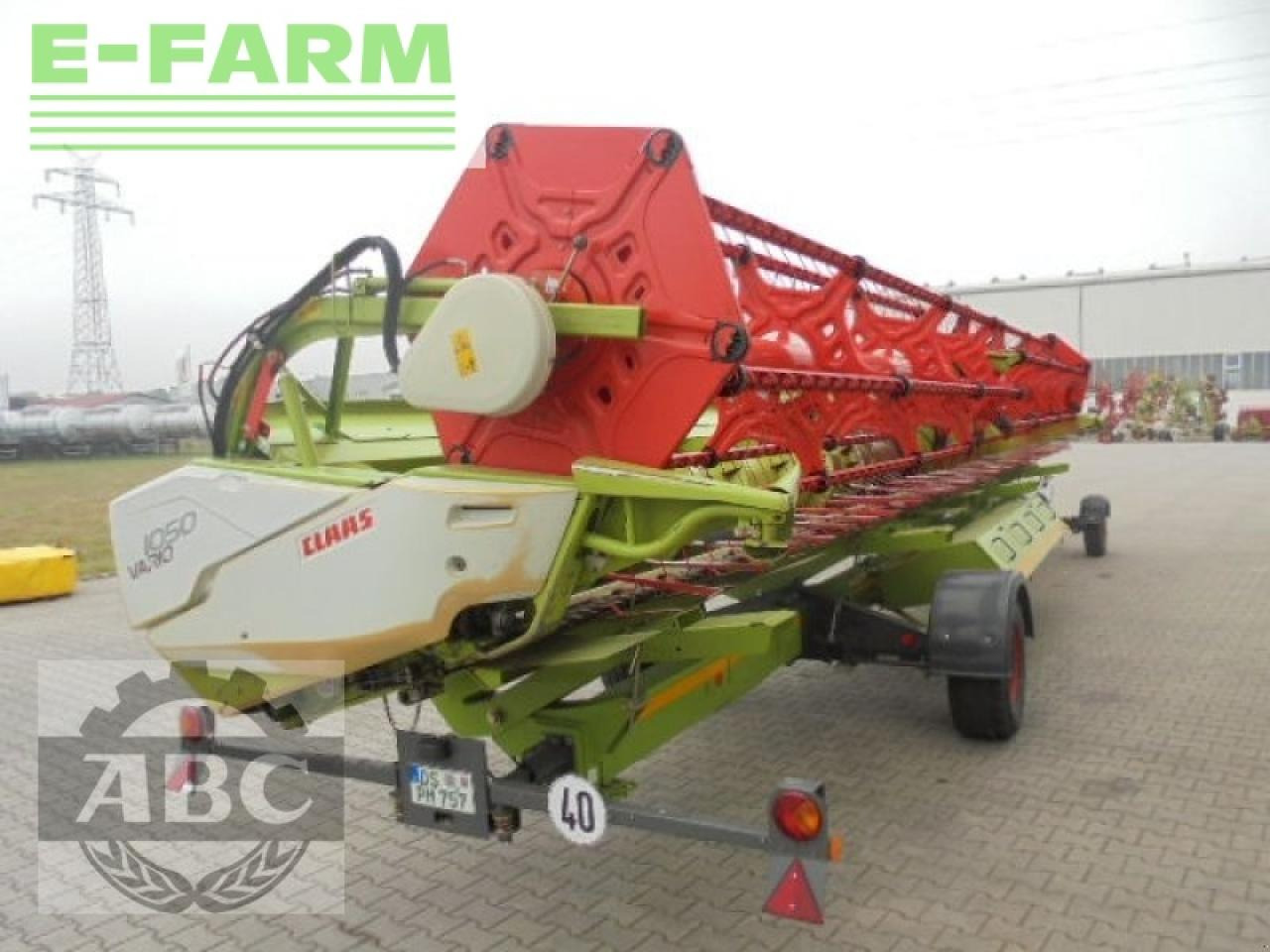 CLAAS vario 1050 - Cabezal de grano: foto 4 CLAAS vario 1050 - Cabezal de grano: foto 4