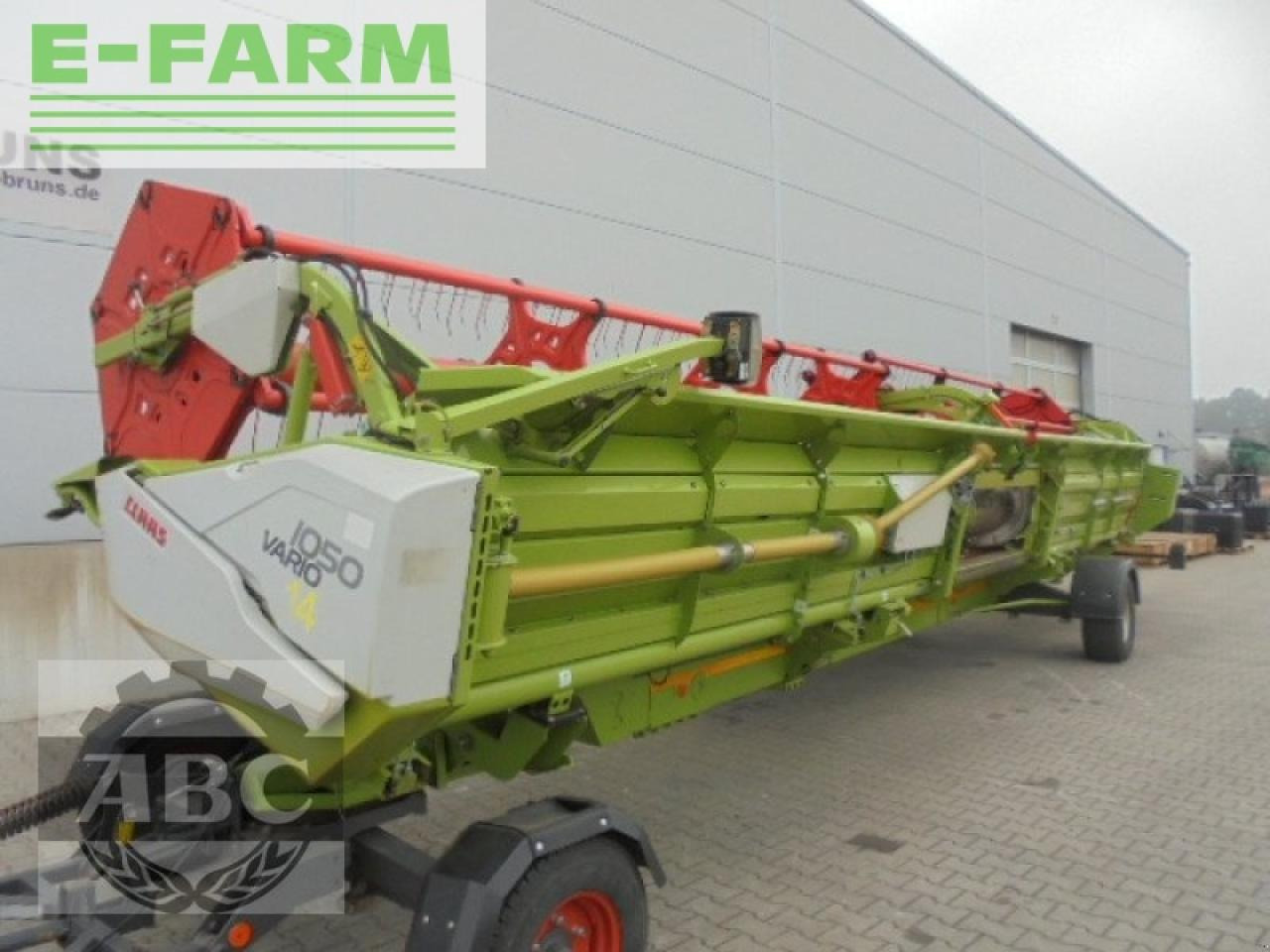 CLAAS vario 1050 - Cabezal de grano: foto 2 CLAAS vario 1050 - Cabezal de grano: foto 2