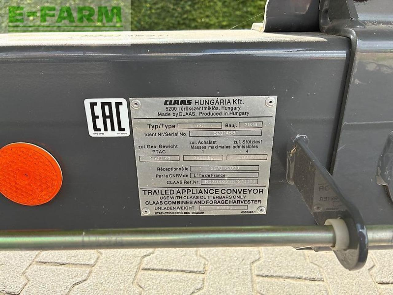 CLAAS vario 680 - Accesorios para cosechadoras de forraje: foto 2 CLAAS vario 680 - Accesorios para cosechadoras de forraje: foto 2