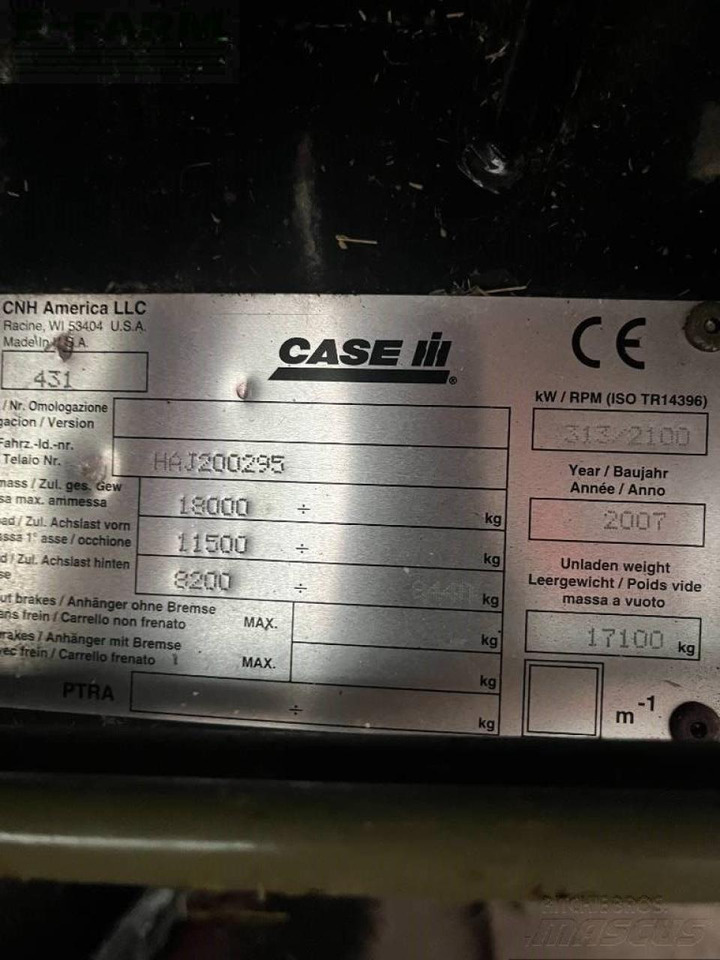 Cosechadora de granos Case-IH 8010: foto 20