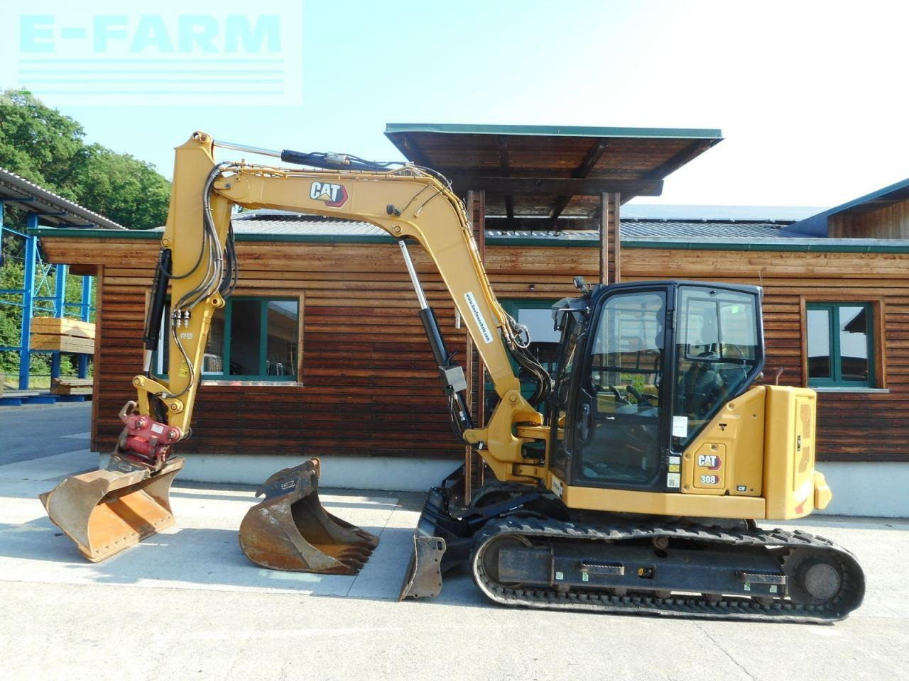 Caterpillar 308cr ( 9t ) powertilt + hydr. sw - Excavadora de cadenas: foto 1 Caterpillar 308cr ( 9t ) powertilt + hydr. sw - Excavadora de cadenas: foto 1