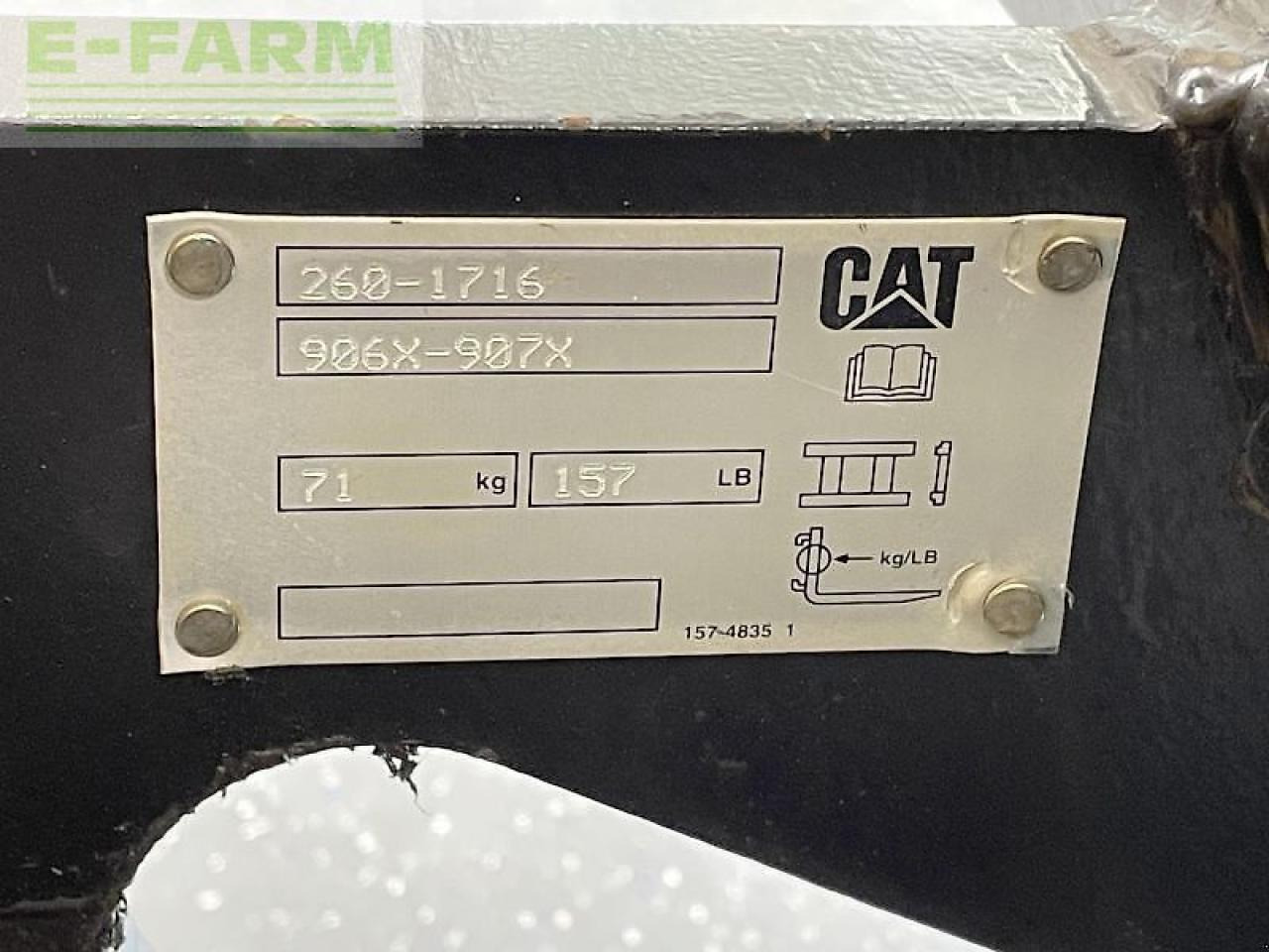 Miniexcavadora Caterpillar cat 906-14a "t": foto 18