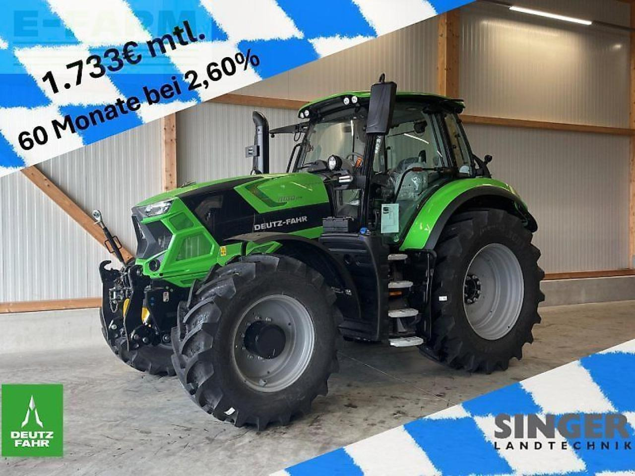 Deutz-Fahr 6160 ttv "agrotron-bavaria" - 1.733€ mtl. TTV - Tractor: foto 1 Deutz-Fahr 6160 ttv "agrotron-bavaria" - 1.733€ mtl. TTV - Tractor: foto 1